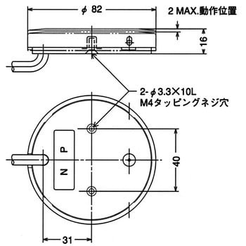 フットスイッチ H形シリーズ シール構造スイッチ内蔵タイプ オジデン(大阪自動電機)