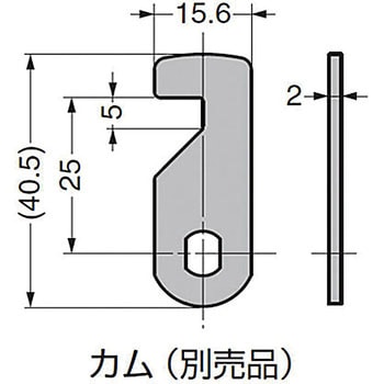 シリンダー錠 DIS-022R-D LAMP(スガツネ)