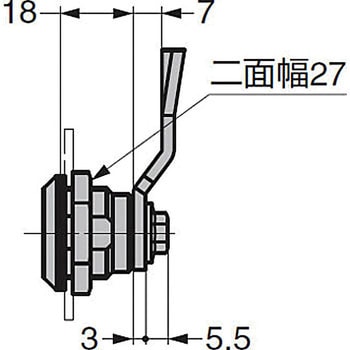 点検ロック MS705型 LAMP(スガツネ)