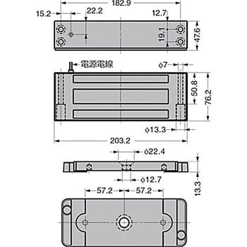 M62-BDM マグナロック M32型 1個 スガツネ(LAMP) 【通販サイトMonotaRO】