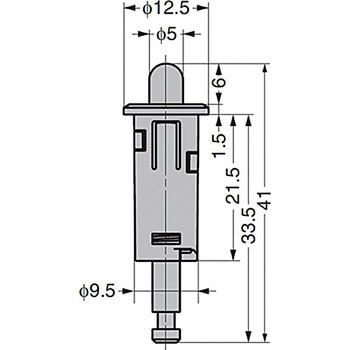 ワンタッチピボットヒンジ 245-9301、245-9303 LAMP(スガツネ)