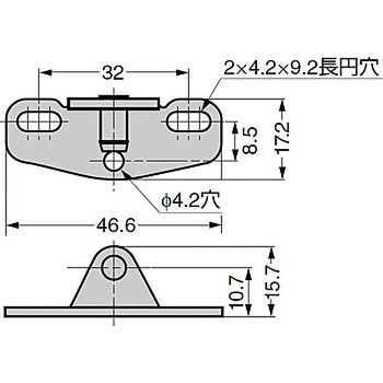 NSDX用ワンタッチ取付座金 NSDX-CZ、NSDX-AZ、NSDX-GZ LAMP(スガツネ)