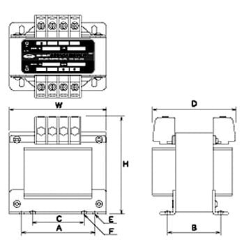 PC41-1500E 単相 複巻 変圧器 静電シールド付 PC-Eシリーズ 1台