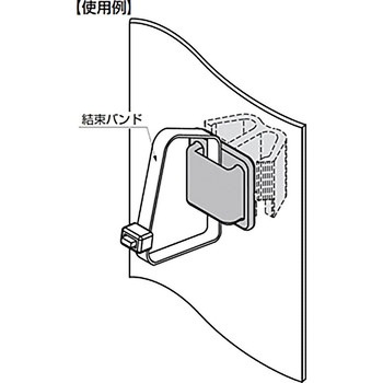 結束バンド用クリップ 214-0107-51型 - LAMP(スガツネ工業)
