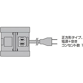 デスクトップマルチタップ DML型、DMS型 LAMP(スガツネ)