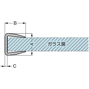 ガラスエッジプロテクター LAMP(スガツネ)