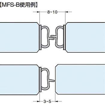 MFS-B シリコンシール材 MFS型 1個 スガツネ(LAMP) 【通販サイトMonotaRO】