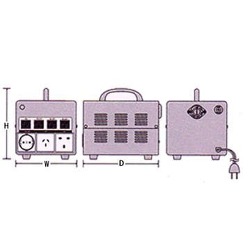 AG-1000D 海外・国内用 変圧器 AGシリーズ 1台 スワロー電機 【通販