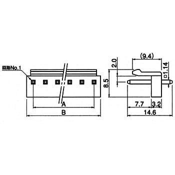 【新品】JST B3PS-VH(LF)(SN) 500個　略称　B3PS-VH