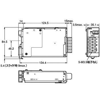 S8VM-05012CD スイッチング・パワーサプライ カバー付タイプ S8VM 1台