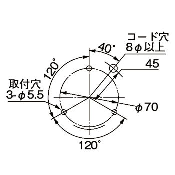 KX-12-Y 小型キセノン灯 KX型 1台 パトライト(PATLITE) 【通販モノタロウ】