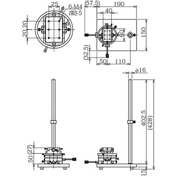 Φ16スタンド ミラック光学