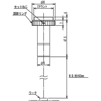 TMCseries Cマウント用ストレートタイプ ミラック光学