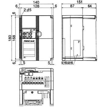 低騒音高性能コンパクト形インバーターFRN-11シリーズ