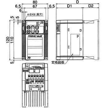 低騒音高性能コンパクト形インバーターFRN-11シリーズ