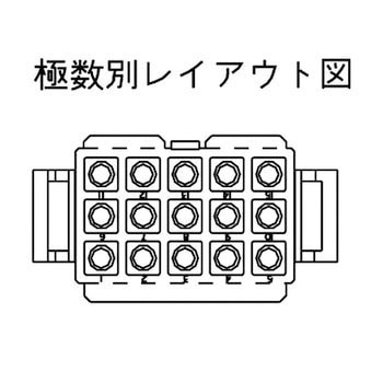 中継用コネクタ 6.7mmピッチ 3191シリーズ プラグハウジング 日本モレックス(molex)
