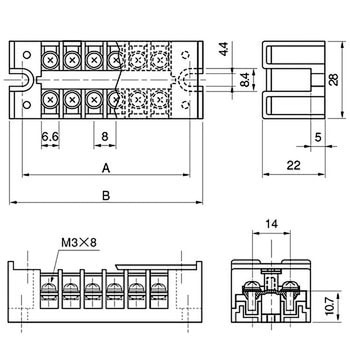 固定端子台 TS-615形 キムラ電機