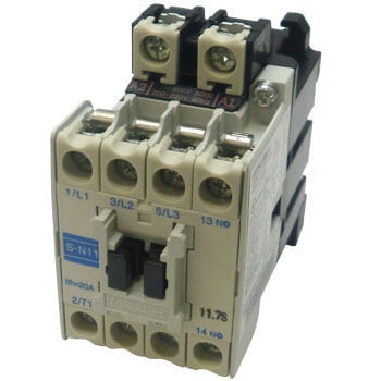 S-N11CX AC100V 1A 電磁接触器 S-Nシリーズ(非可逆) 端子カバー付 1個