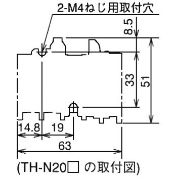 TH-N20 1.3A サーマルリレー TH-Nシリーズ 1個 三菱電機 【通販モノタロウ】