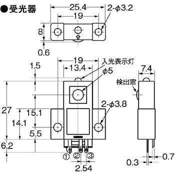 フォト・マイクロセンサ 長距離透過形 EE-SPW311/411 オムロン(omron