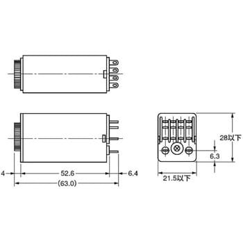 H3YN-41 AC100-120 ソリッドステート・タイマ H3YN 1個 オムロン(omron