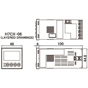 電子カウンタ/デジタルタコメータ H7CX