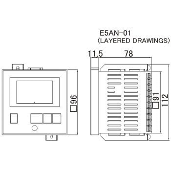 温度調節器(デジタル調節計)(ベーシックタイプ) E5AN