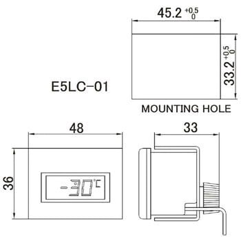 E5LC-5 デジタルサーモ E5LC 1台 オムロン(omron) 【通販サイトMonotaRO】