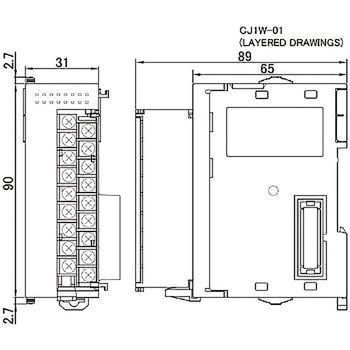 プログラマブルコントローラ CJ1/CJ1M DC入力ユニット