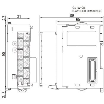 CJ1W-DA041 プログラマブルコントローラ CJ1/CJ1M アナログ出力