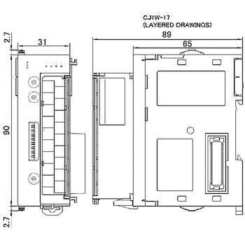 CJ1W-TC001 プログラマブルコントローラ CJ1/CJ1M 温度調節ユニット 1