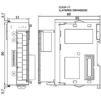 CJ1W-TC001 プログラマブルコントローラ CJ1/CJ1M 温度調節ユニット 1 