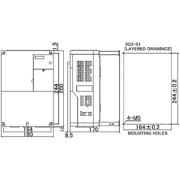 多機能型小型インバータ 3G3MV