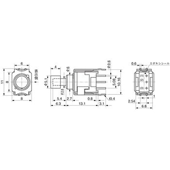 押ボタンスイッチ Bシリーズ NKKスイッチズ(日本開閉器)