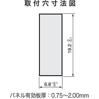 ロッカスイッチCWシリーズ CW-T NKKスイッチズ(日本開閉器)