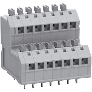 ML-1300-W1S1-14P スクリューレス端子台 2段型 プリント基板用 サトーパーツ 08613254