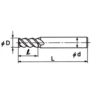 XSSUS7 Xsミル ステンレス用 1本 NACHI(不二越) 【通販モノタロウ】