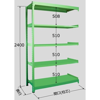 中量ラック 300kg MGタイプ 扶桑金属工業