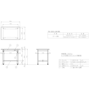 CK-096S 軽量作業台 CKタイプ 1台 サカエ 【通販サイトMonotaRO】