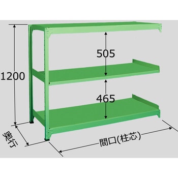 RL-126N ラークラック棚板セット (グリーン) 1台 サカエ 【通販サイト