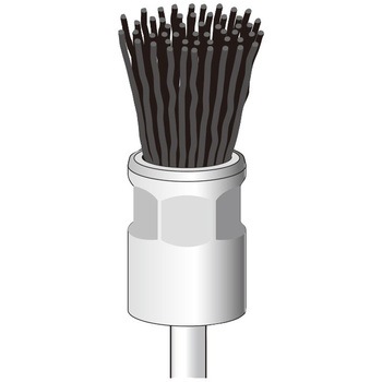 C砥粒入りナイロンブラシ (エンド型) 永興電機工業