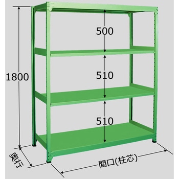 中軽量棚ML型250kg サカエ 軽・中量棚本体(単体) 【通販モノタロウ】