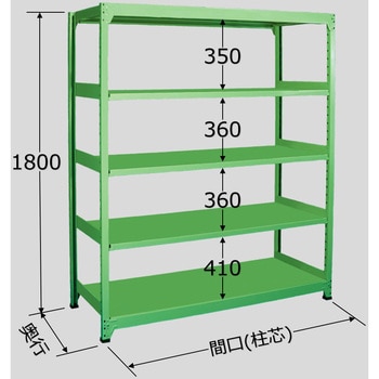 中軽量棚ML型250kg サカエ 軽・中量棚本体(単体) 【通販モノタロウ】