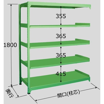 中量ラック 150kg MSタイプ 扶桑金属工業