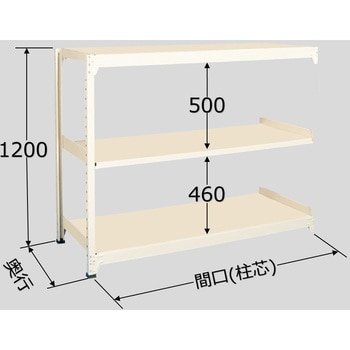 WL1209L03R 中量ラック 250kg WLタイプ 1台 扶桑金属工業 【通販サイト