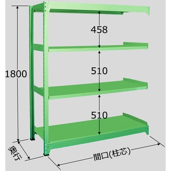 中量ラック 500kg MMタイプ 扶桑金属工業