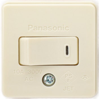 露出スイッチ 10A角型タンブラスイッチ(片切) パナソニック(Panasonic)