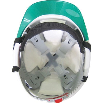 ひさし透明ヘルメット 通気孔付き(穴あき)タイプ (衝撃吸収ライナー付き) 東洋物産工業(旧トーヨーセフティー)