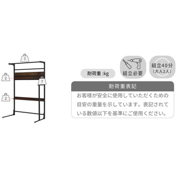 ハンガーラック ベッド上 収納ラック ベッドラック 省スペース  省スペース シンプル ELVIS