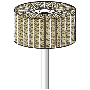 軸付クッションサンダー (放射タイプ) 永興電機工業